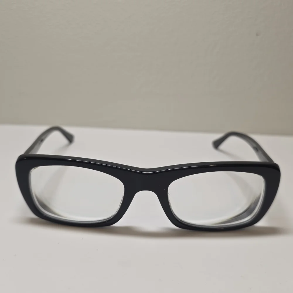 Authentic Dolce & Gabbana D&G 1107 501 Black Rectangular Eyeglass Frames Italy